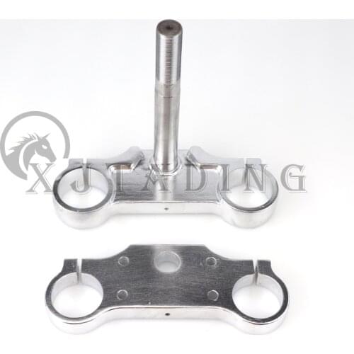 Motorcycle 22mm 7/8" Handlebar Riser Mount Bars 45 48MM inverted shock absorber direction device upper and lower plate Aluminum
