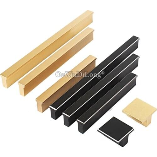 20PCS Extra Length European Cabinet Pulls Handles Cupboard Wardrobe Drawer Kitchen Cabinet Handles and Knobs Furniture Hardware