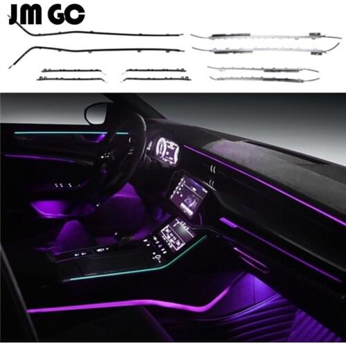 LED Ambient Light Suitable for Audi A6 Car Interior Atmosphere Light 30 Color Decorative Light Original Car Control/Installation