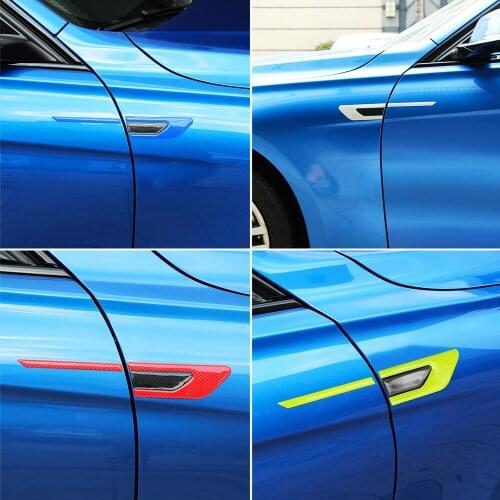 2Pcs Car Leaf Board Reflective Sticker for Chrysler 300c 300 sebring pt cruiser town country voyager 300m remote