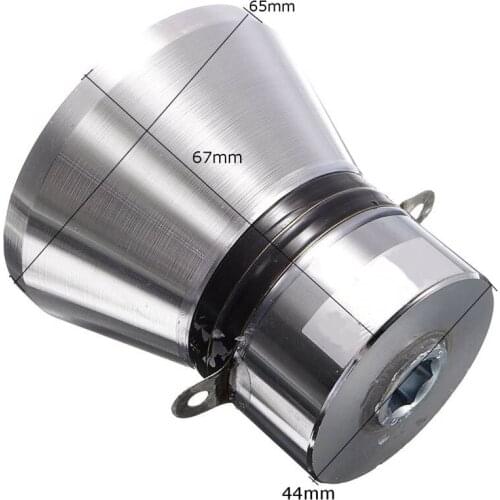 1Pcs 100W 28KHz Aluminum Alloy Ultrasonic Piezoelectric Transducer Cleaner Silvery High Performance Ultrasonic Cleaner Parts