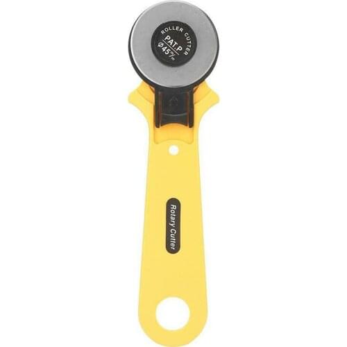 1pc 45mm Patchwork Roller Wheel Cloth Fabric Cutter Rotary Cutter with Blade Circular Blade DIY Patchwork Sewing Quilting