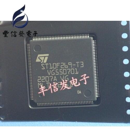 1PCS New ST10F269 ST10F269-T3 10F269 TQFP144 IC Car amplifier fragile chip thin package