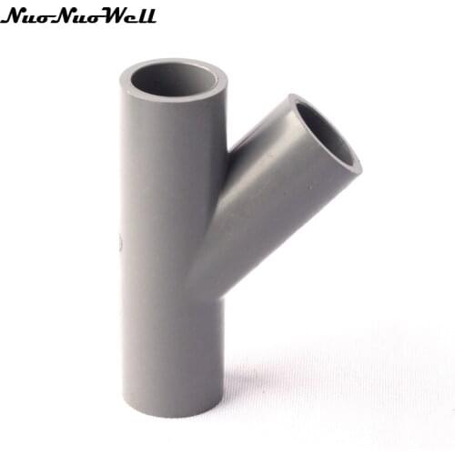 1pcs NuoNuoWell Plastic PVC 20mm Y Hose Connector for Garden Micro Drip Irrigation Watering System Aquarium Water Tank Parts