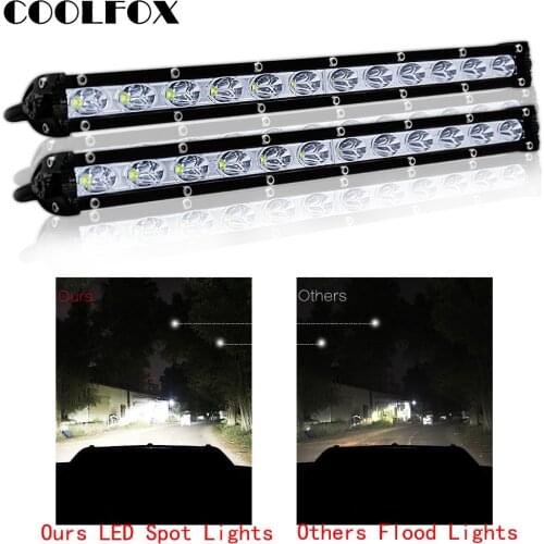 18w 36w Spot Led Work Light Bar Searchlight Spotlight for Tractor Trailer atv Auto Car Motorcycle Ramp Lamp Worklight Accessory