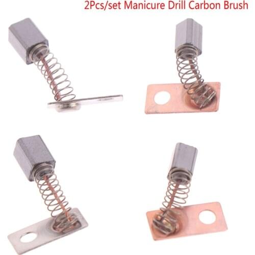 2Pcs Carbon Brush Strong 102 204 106 Handle Carbon Brush All Strong Universal Manicure Drill Accessory