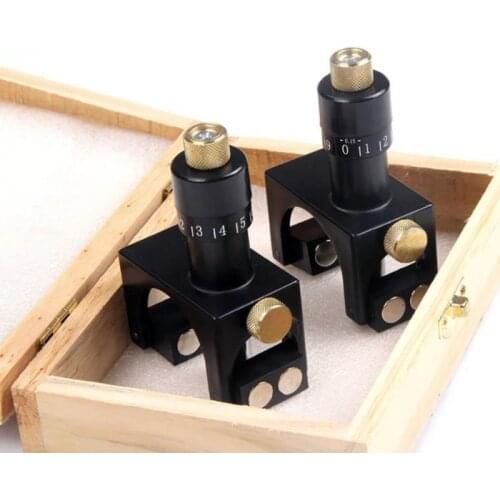 2pcs Woodworking table planing Adjustable Magnetic Planer knife Setting Device Jig Height Setter
