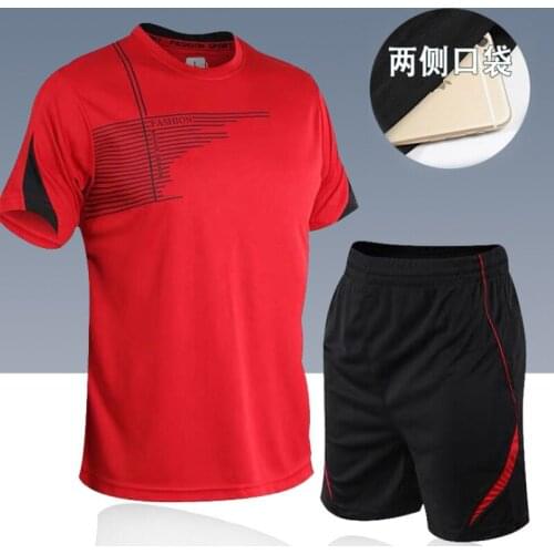 2021 Mens Sportswear Tracksuit Elastic Running Sets Men Football Basketball Tennis Sport Sets Fitness GYM Suits Workout Clothing