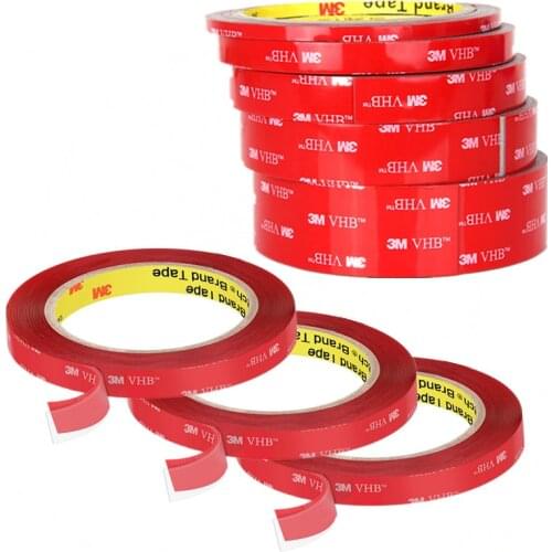 3M Double Sided Adhesive Foam Tape VHB Acrylic Heavy Duty Clear Trackless Scotch Nano Tape For Car, DIY Crafts, Home Decor