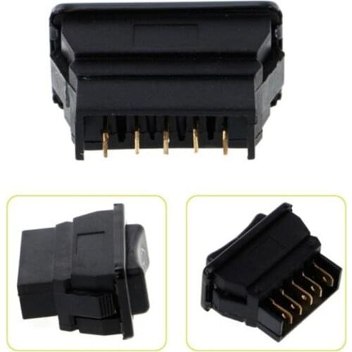 Car Parts 5pins Universal Black Plastic Direct Current 12V 20A Auto Car Power Window Switch