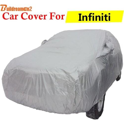 Buildreamen2 Car Cover Auto Anti-UV Sun Shield Rain Snow Dust Protector Cover For Infiniti JX JX35 Q Q45 Q50 Q60 Q60S Q70L Q50L