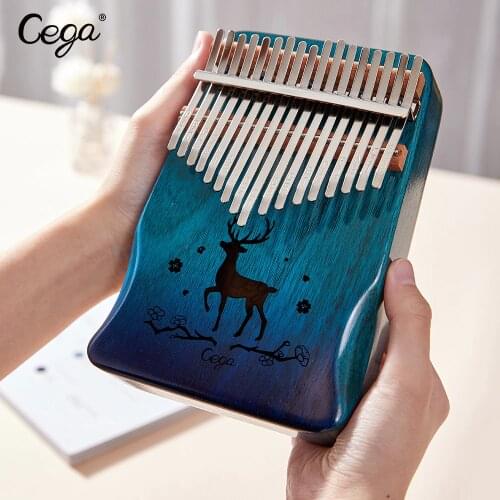Cega kalimba 17 key high quality Mahogany wood music instrument 21 keys thumb piano upgrade handguard musical 30 key machine