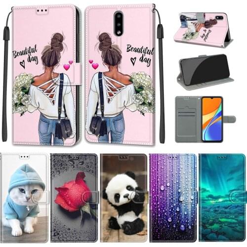 Phone Case For Nokia 2.3 Flip Leather Wallet Case For TA-1211 TA-1214 Card Holder Stand Book Cover Girls Floral Fashion Pattern