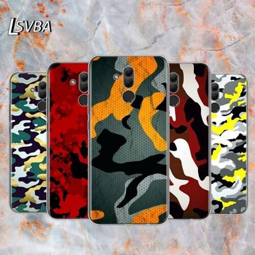 Color Trend Camouflage For Huawei Mate 40 30 20 20X 10 RS P Smart 2021 2020 Z S Pro Plus Lite 2019 Phone Case Shell