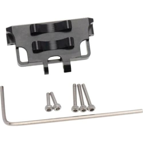 CNC Metal Front Rear Axle Housing for Axial SCX24 90081 1:24 Off-Road RC Car