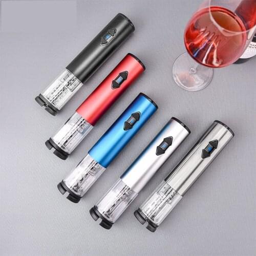 Automatic Electric Wine Opener Corkscrew Wine Bottle Opener Kit With Foil Cutter Kichen Accessories