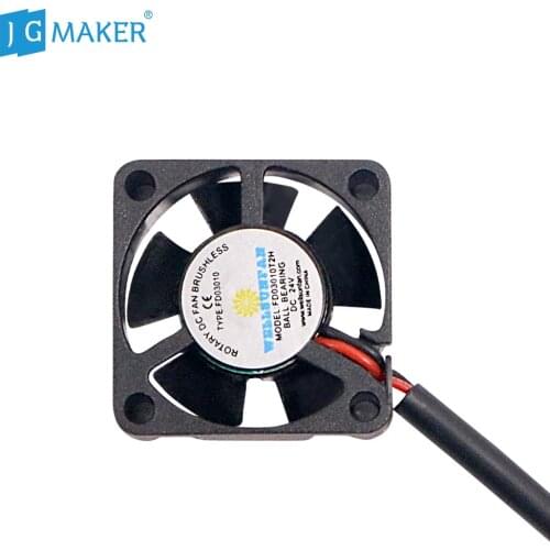 JGMAKER A3S A5 A5S Printer 3D Printer Extruder 2 fans Turbo Cooling Square Fan With Cable No Metal Sheet jgaurora