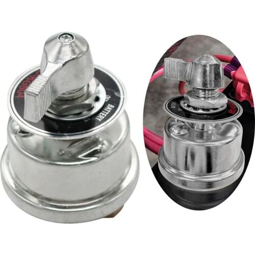 Master Disconnect Switch Kill Cut Off Isolator Switched High Current Master Battery Disconnect Switch with Face Plate Utility