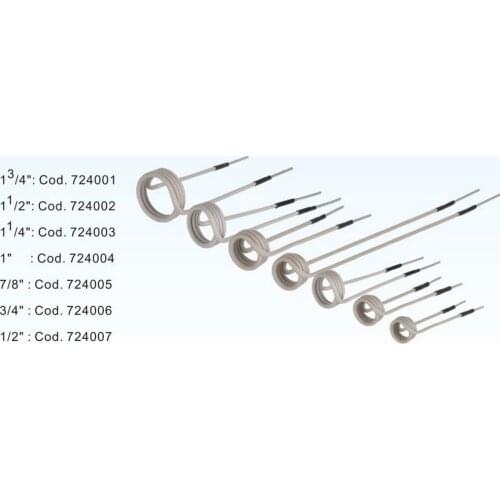 Induction Heater Inductor Coil for 1000W Mini Handheld High Frequency Flameless Coil Kits for Bolt Remover In Car Garage