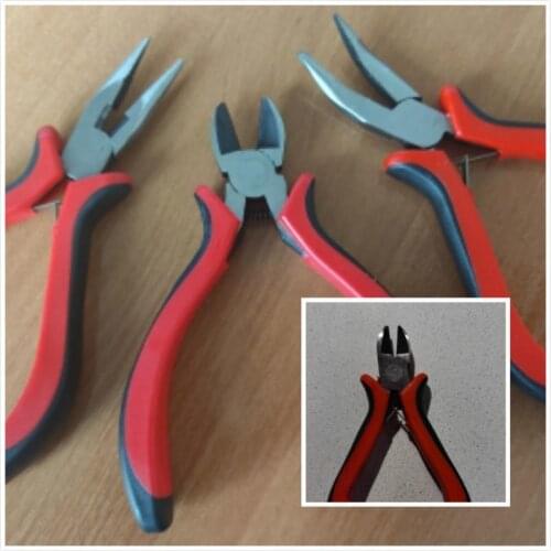 Jewelry Making DIY Tools Equipment Pliers Cutting Jewelry Pliers Ferronickel Carbon-Hardened Steel