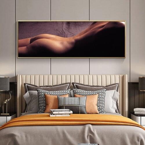 Naked And Sexy Nude Woman Oil Painting on Canvas Posters and Prints Picture Scandinavian Wall Art Picture for living room