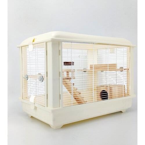 Hamster Cage Golden Silk Bear 60 Basic House Hedgehog Guinea Pig Rabbit Honey Bag Glider Pet Nest Cage Pet Supplies