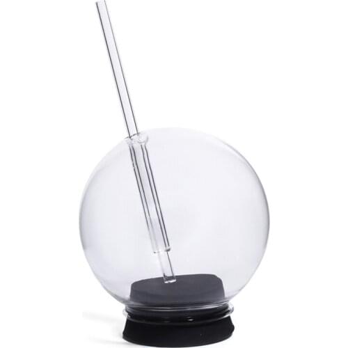 Cocktail Glass Creative Sphere Shaped Reusable Drinking Straw Cup Wine Juice Glasses Coffee Tumbler For Bar Home Party Drop ship