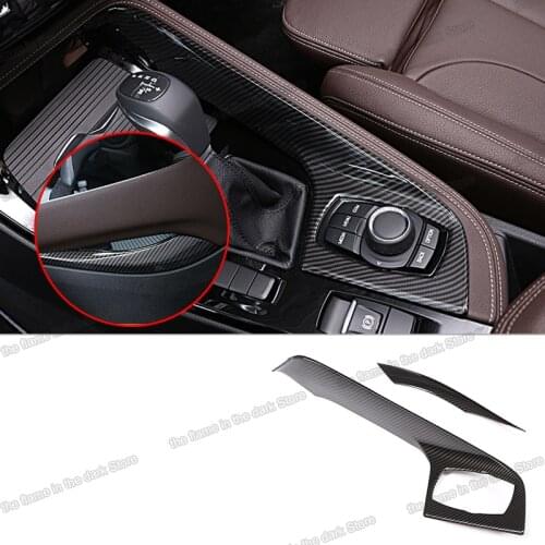 Lsrtw2017 abs car center gear panel frame trims decoration for bmw x1 2016 2017 2018 2019 2020 2021 F48 accessories X2 F39