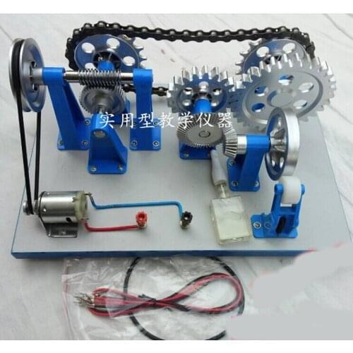 Mechanical transmission model electric and manual type high school physics experiment teaching instrument equipment