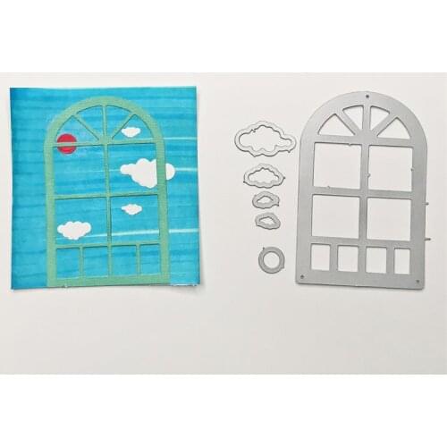 Metal Cutting Dies Window&Cloud cartoon Decoration cut die for DIY Scrapbooking Crafts Decoration new 2019 Embossing Die Cuts