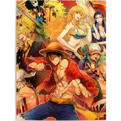 Heroes Animation Piece Poster Anime Wall Art Canvas Painting Nordic Posters Prints Wall Pictures For Living Kids Home Decoration