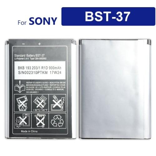 Replacement Battery For Sony W810C W700C W710C K750C K610 W800 W810 W550C BST-37 900mAh Authentic Phone Battery