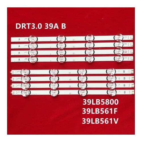LED Backlight strip 8 Lamp For LG TV 390HVJ01 lnnotek drt 3.0 39" 39LB5610 39LB561V 39LB5800 39LB561F DRT3.0 39LB5700 39LB6