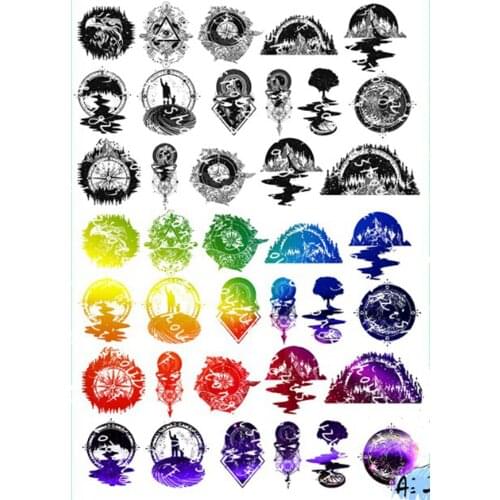 1pcs Gorgeous totem transparent material With use of epoxy Mold Making Mould Jewelry Tool filling for DIY jewelry