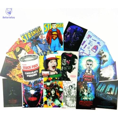 18/pcs/1lot Stranger things little Eleven Funny Sticker Decal For Car Laptop Bicycle Motorcycle Notebook Waterproof Stickers