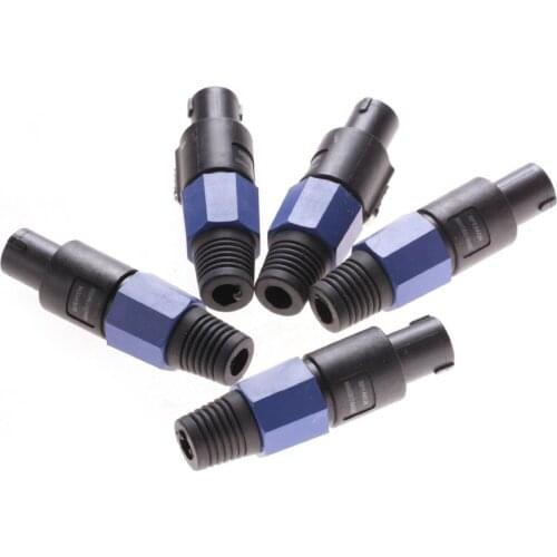 20PCS 4 Pin Speakon Speaker adapter Connector Male Audio Plug Locking Design