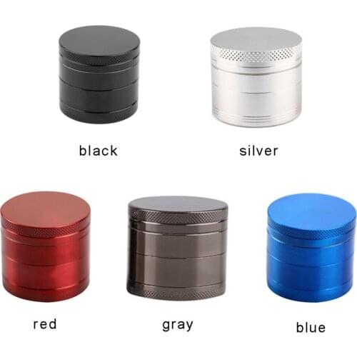 2018 high quality Aluminum Material Tobacco Grinder 4-layer Herb Grinder Smoke Grinders