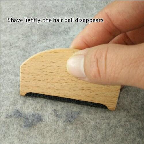 2021 New Type Wooden Wool Sweater Scraper Wool Ball Hair Remover Wool Coat Finisher Table Living Room