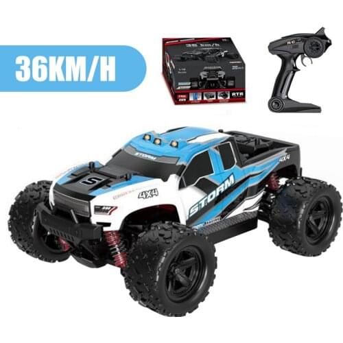 36km/h 1/18 RC Car Model 4WD 2.4G Dessert Baja Vehicle Models High Speed Remote Control Car Adults Off-Road Toys Christmas Gift