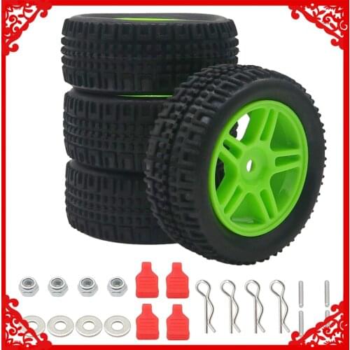 4 pcs/set 1/14 RC Off-road tire 75MM*26MM body clip with tab for rc hobby model car 1/14 Wltoys 144001 buggy option hop-ups part