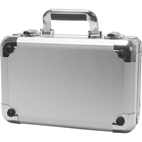 Adapted to SJRC version UAV special suitcase remote control accessories storage security silver aluminum case