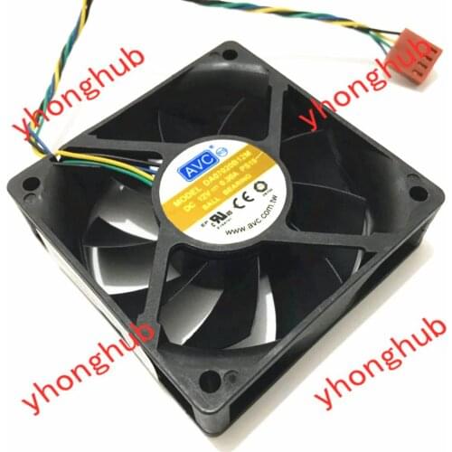 AVC DA07020B12M PS19 DC 12V 0.30A 70x70x20mm 4-wire Server Cooling Fan