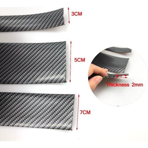 Car Styling Bumper Strip Protector Stickers For Chevrolet Cruze TRAX Aveo Sonic Lova Sail Equinox Captiva Volt Camaro Cobalt