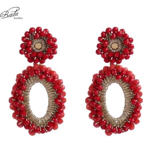Серьги с камнями Badu Jewellery China At AliExpress