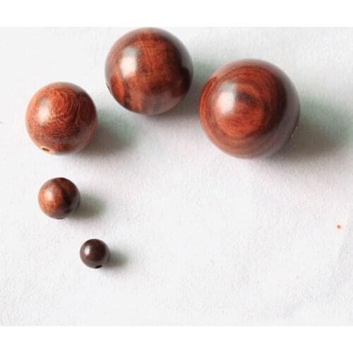 100pcs 6mm/8mm/18mm/20mm Natural Sandalwood with Natural Stripe Loose Mala Beads Jewellry Findings DIY Accessories