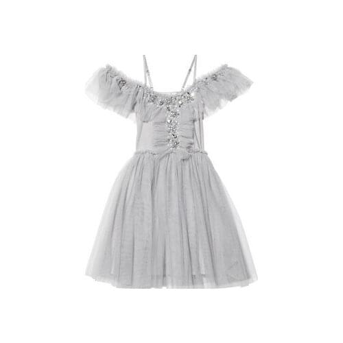 Kids Dresses For Girls Christmas Off Shoulder Sequin Tulle Newborn Baby Girls Dresses 1st Birthday Party baptism Princess Gown