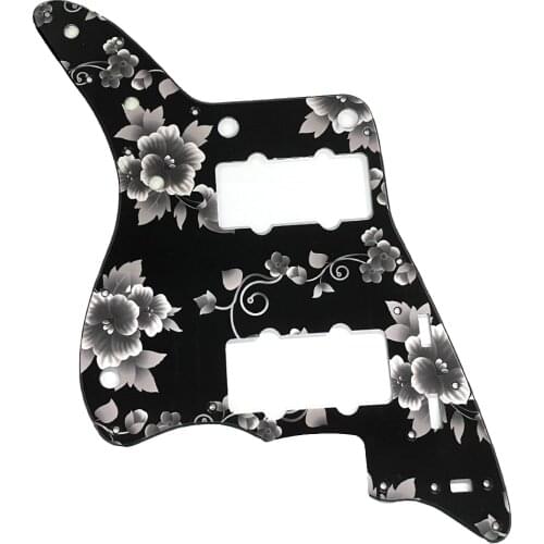 Flower Pattern Electric Guitar Pickguard Jazzmaster Pickguard Scratch Plate for MIJ Japan Jazzmaster Style Guitar Accessories