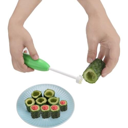 Fruit Cores Seeds Remover Seed Corer Gadgets Tools 4pcs/set Different Size for Tomato Eggplant Orange Vegetable Spiral Cutter