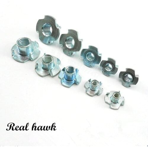 20PCS/lot M3/M4/M5/M6Four Claw Nut For RC Model Planes Airplanes Parts Aircraft Aeromodelling Jet Replacements free shipping