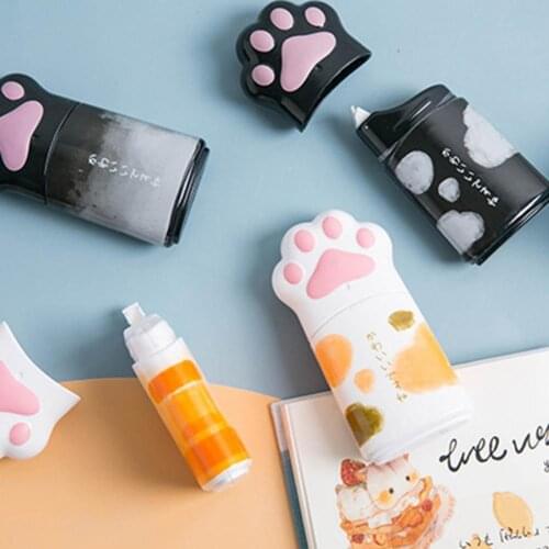 Cute Cartoon Cat Claw Adhesive Correction Tape Stationery Tool School Supply Correction Tape Stationery Tool School Supply